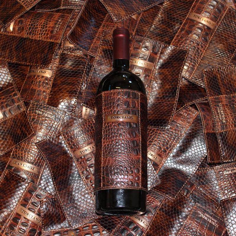3 Bottle Vino Tote - Tan Leather Trim Black / Chardonnay