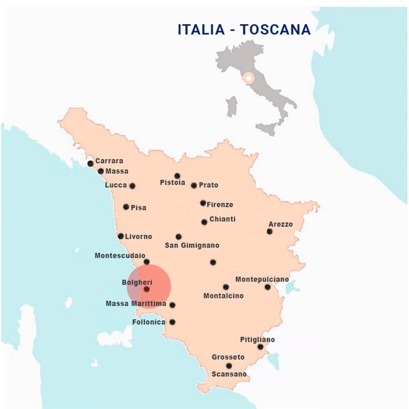 Collezione Gioiello - Bolgheri 2020 & Brunello di Montalcino 2016 Inclusa scatola in cartone