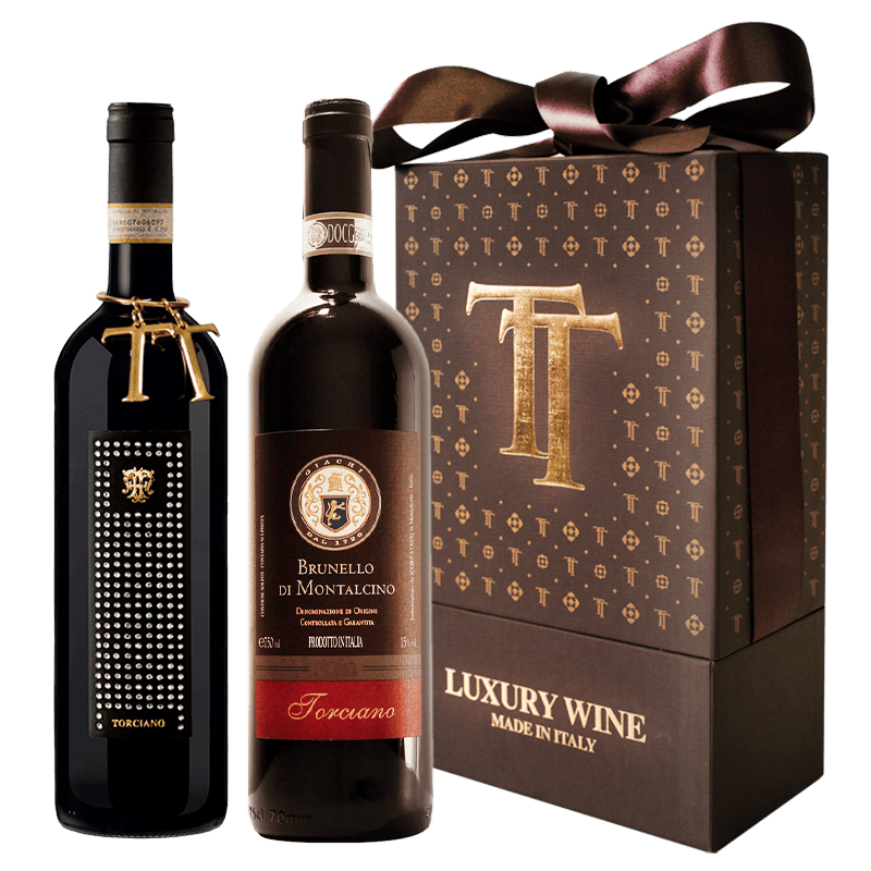 Brunello Pack - 2017 Brunello di Montalcino & 2016 Brunello Gioiello included Cardboard Gift Box