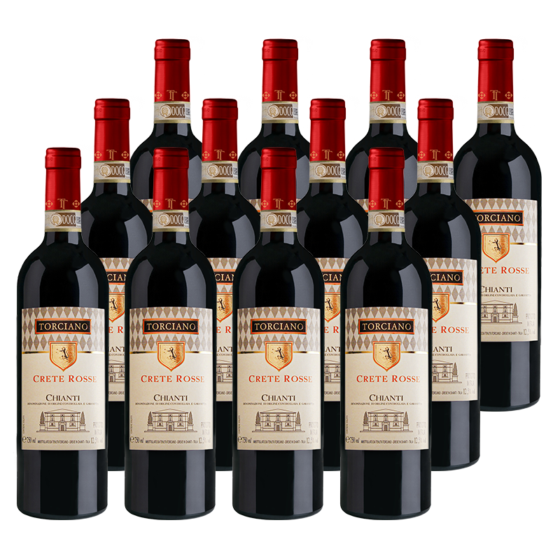 2022 Chianti Crete Rosse Red Wine - 12 Bottles