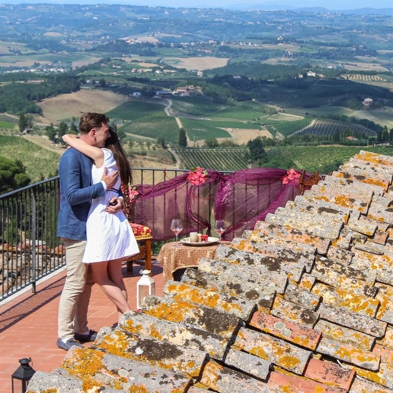 Tenuta Torciano Winery - Romantic Wedding Proposal - Gift Voucher