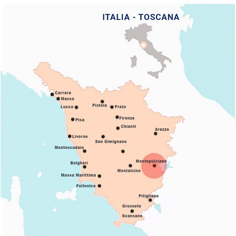2018 Tenuta Torciano Estate bottled Vino Nobile di Montepulciano Riserva, Tuscany