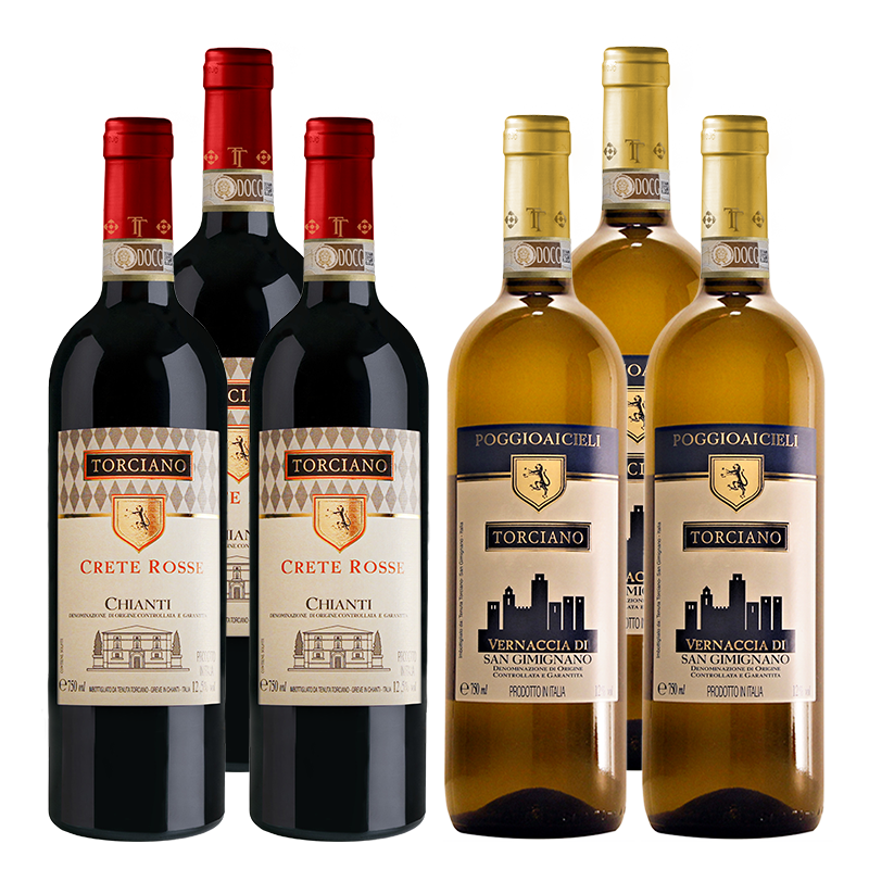 Bestsellers Chianti & Vernaccia Case - 6 Bottles